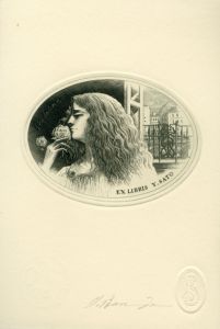 Soichi Bando / 坂東壮一版画「蔵書票68」 | Natsume Books