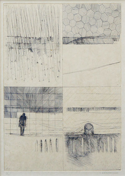 Isamu Wakabayashi / 若林奮版画額 | Natsume Books