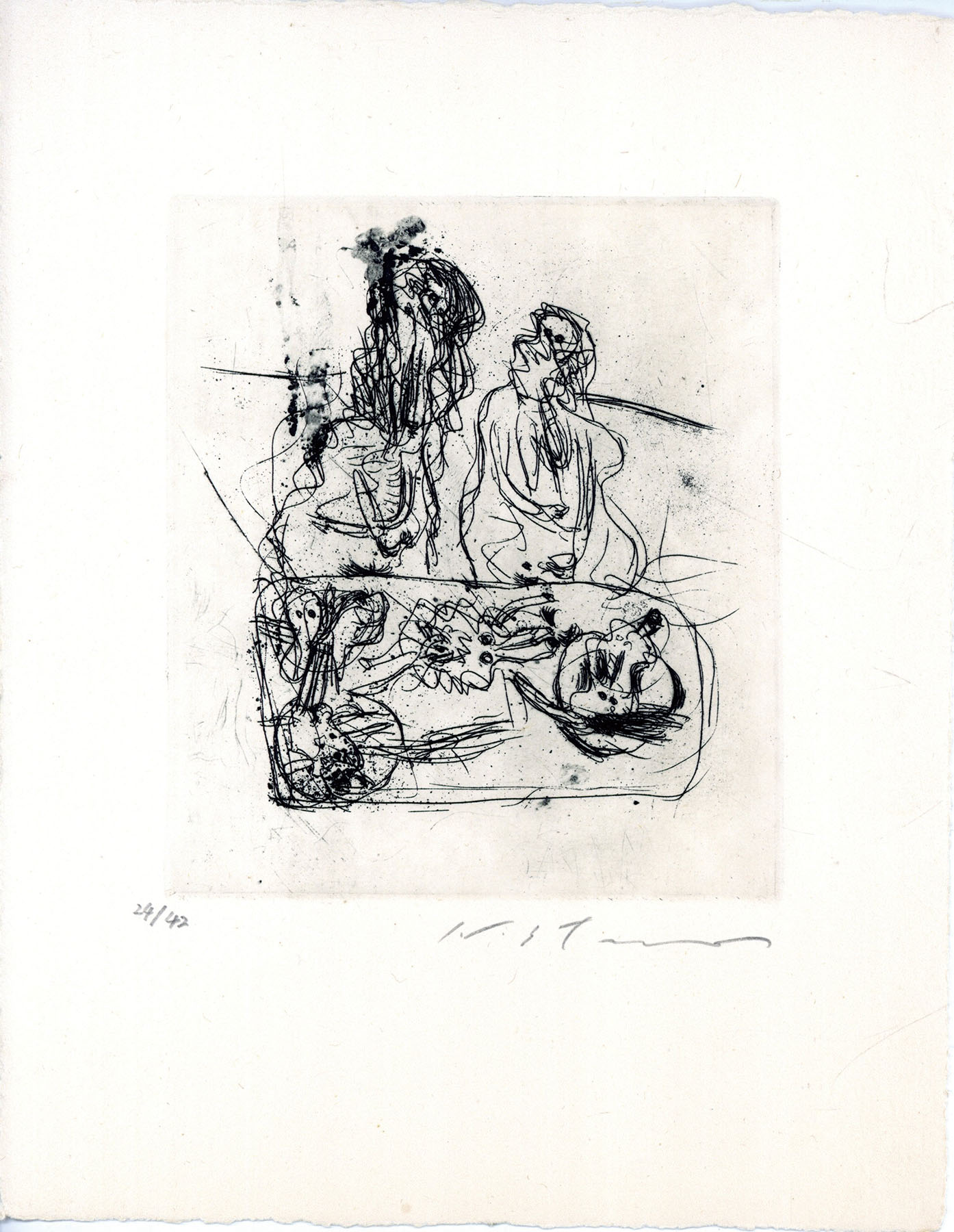 絵画 池田満寿夫 座る娘 NLkzilv85t831BAmkGUZdBjX9YeUP7