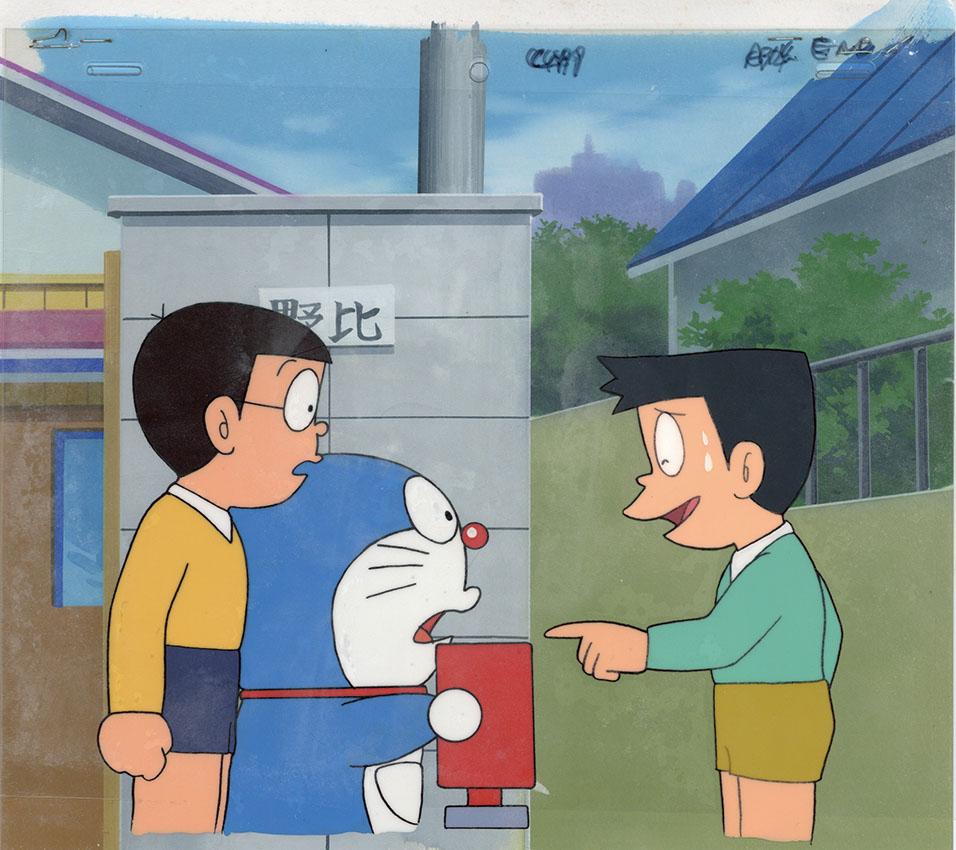 藤子・F・不二雄原作セル画「ドラえもん(ドラえもん、のび太、スネ夫