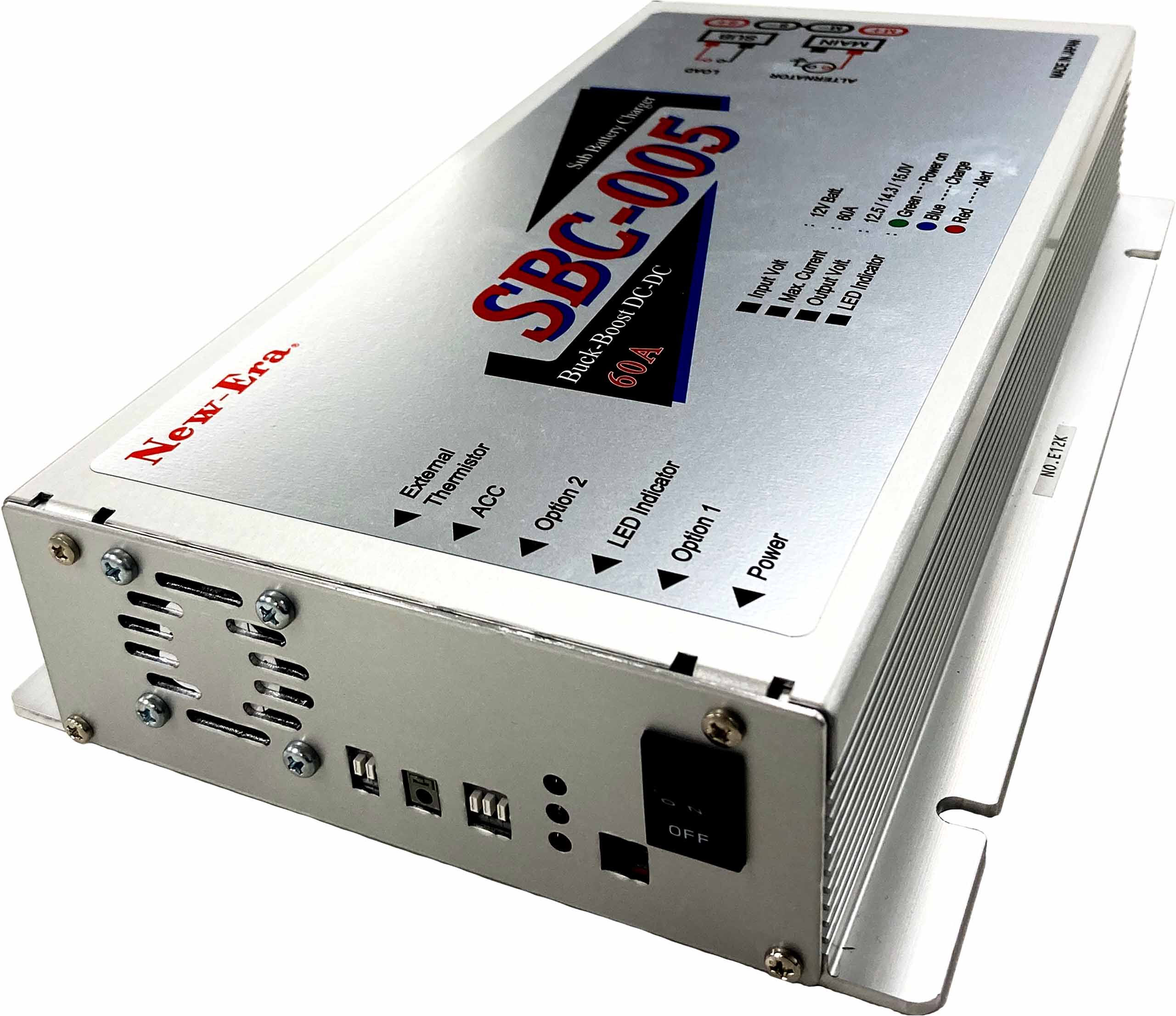 走行充電器 60A 12V / NewEra ニューエラー 昇圧回路付 (リチウム