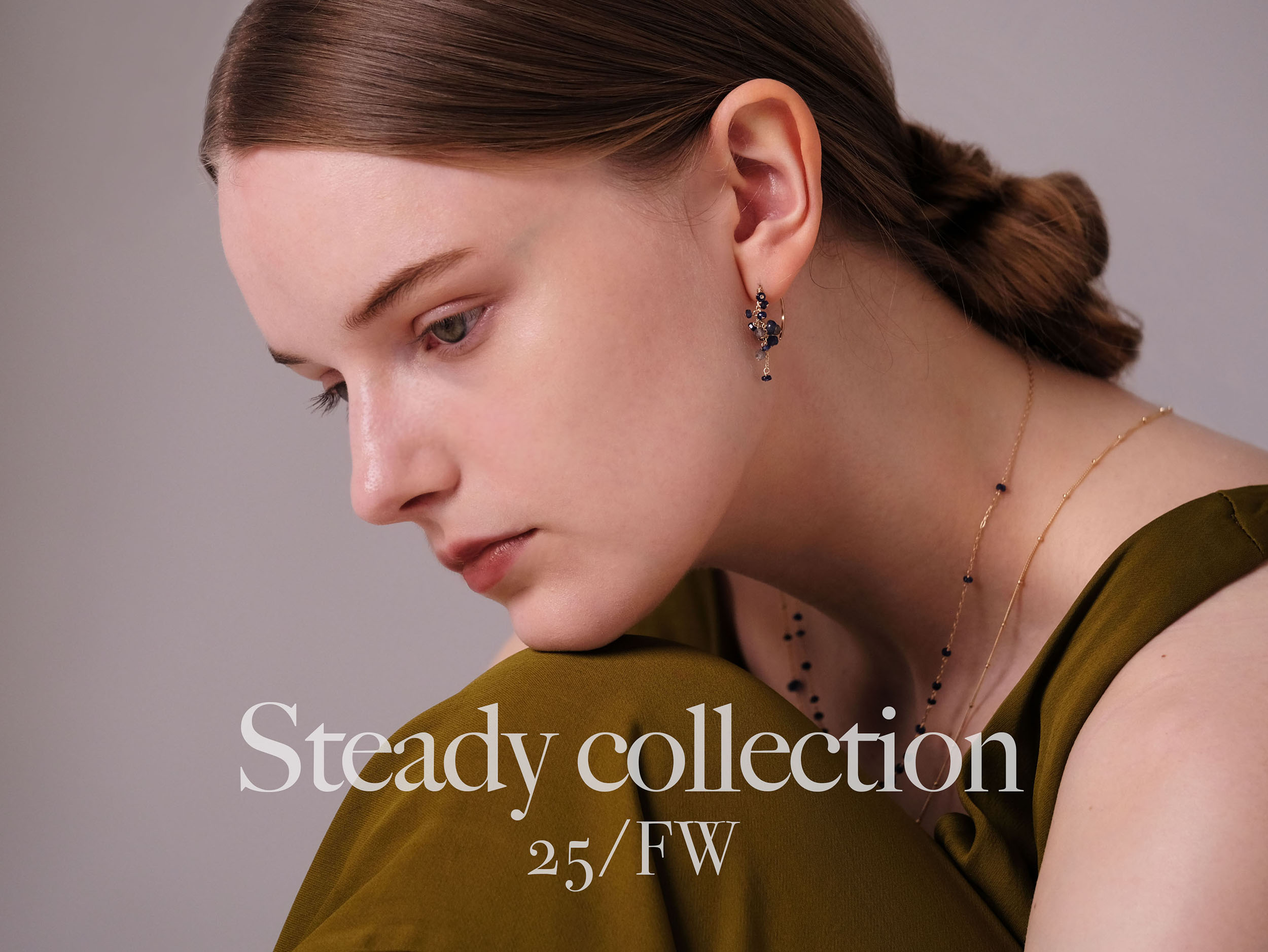 ターコイズ巻きフープピアス S | NATURALI JEWELRY(ナチュラリ