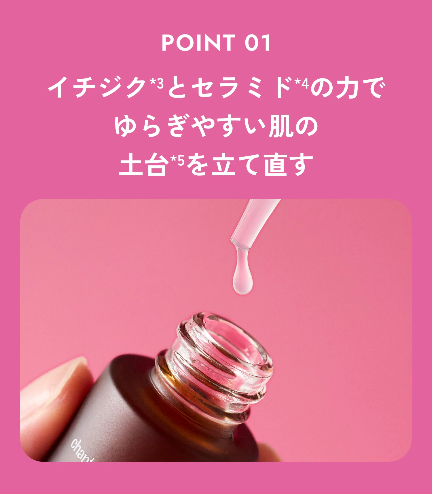 公式》セラミドが増える！イチジクバリア美容液 | チャントアチャーム