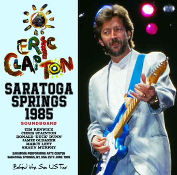 ERIC CLAPTON - SARATOGA SPRINGS 1985 SOUNDBOARD(2CDR) - navy-blue