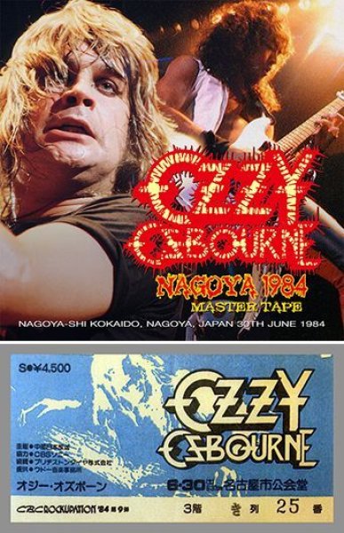 近日入荷】OZZY OSBOURNE - NAGOYA 1984 MASTER TAPE(1CDR) - navy-blue