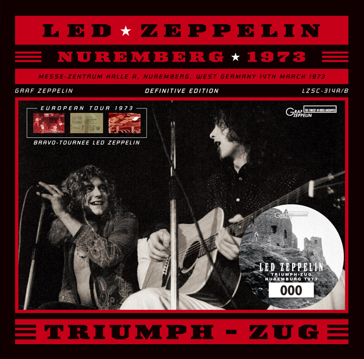 LED ZEPPELIN - NUREMBERG 1973 (2CD) - navy-blue