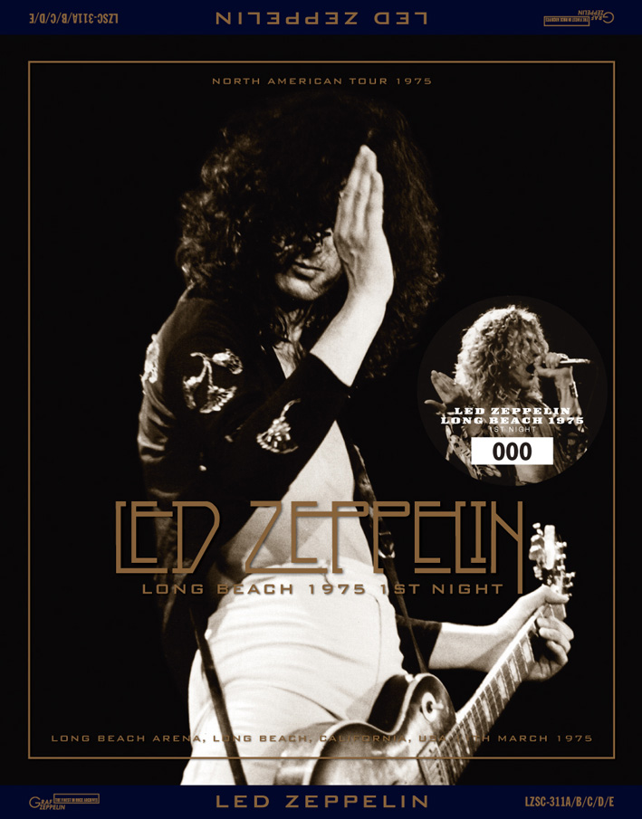 ミラード】LED ZEPPELIN - LONG BEACH 1975 1ST NIGHT (5CD+Limited