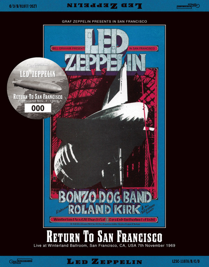 LED ZEPPELIN - RETURN TO SAN FRANCISCO: Winterland Nov. 7, 1969