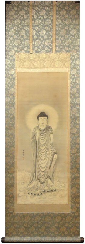 山崎弁栄 阿弥陀如来図/Web書画ミュージアム