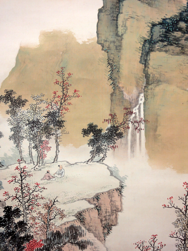 池田桂仙 春秋山水図(双福)/Web書画ミュージアム/長良川画廊