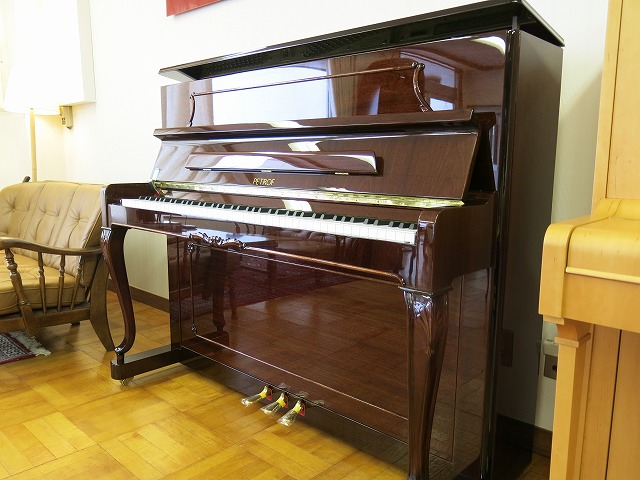 PETROF P118 C1 マホガニー艶出し | 名古屋ピアノ調律センター