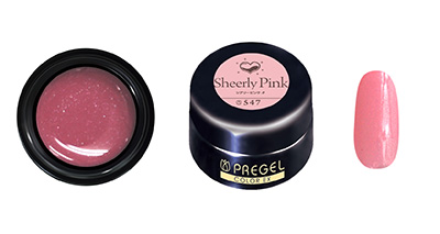 プリジェル カラーEX 4g PG-CE547 シアリーピンク-P | Nail Labo