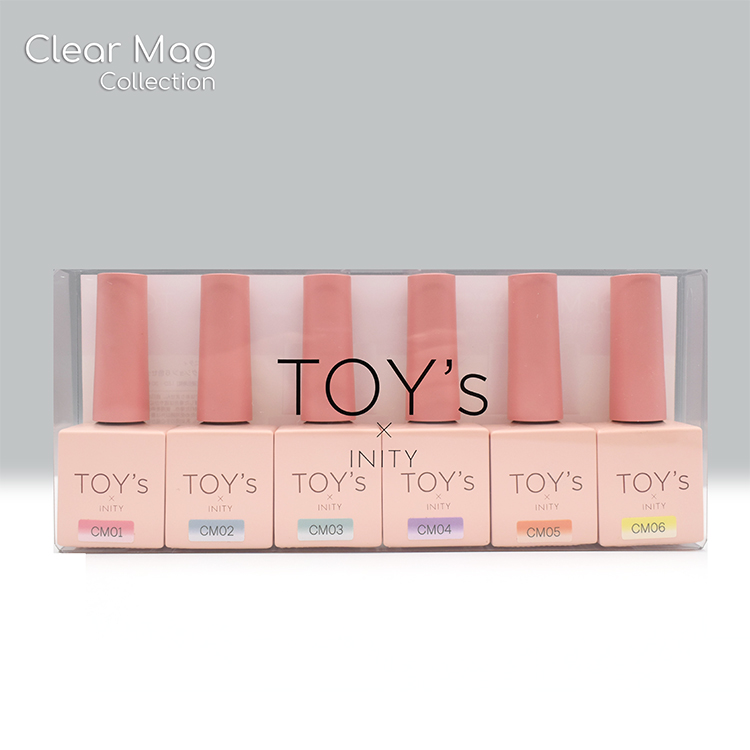 TOY's × INITY クリアマグコレクション6色セット | Nail Labo Online