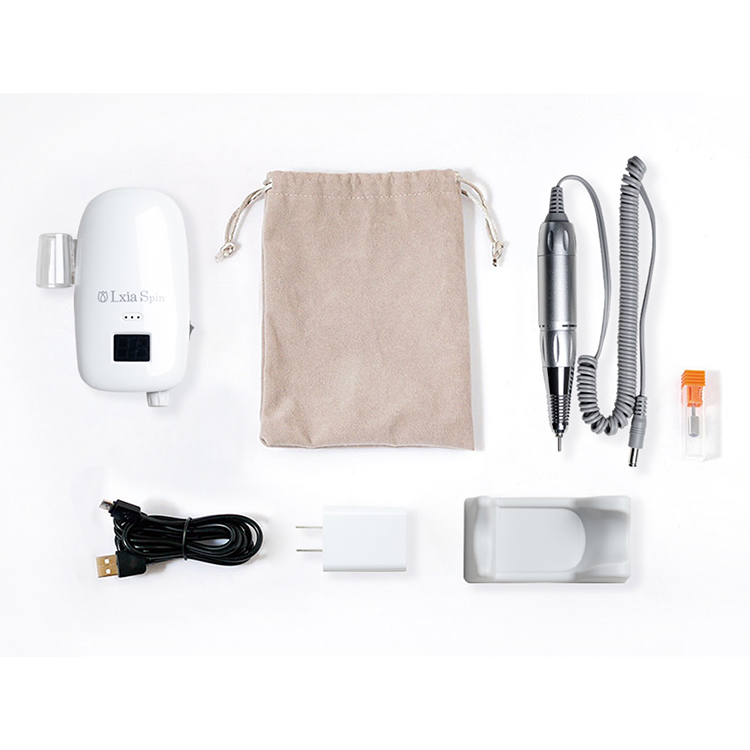 Lxia Spin プロ用ネイルマシン ホワイト プリアンファ プリアンファ