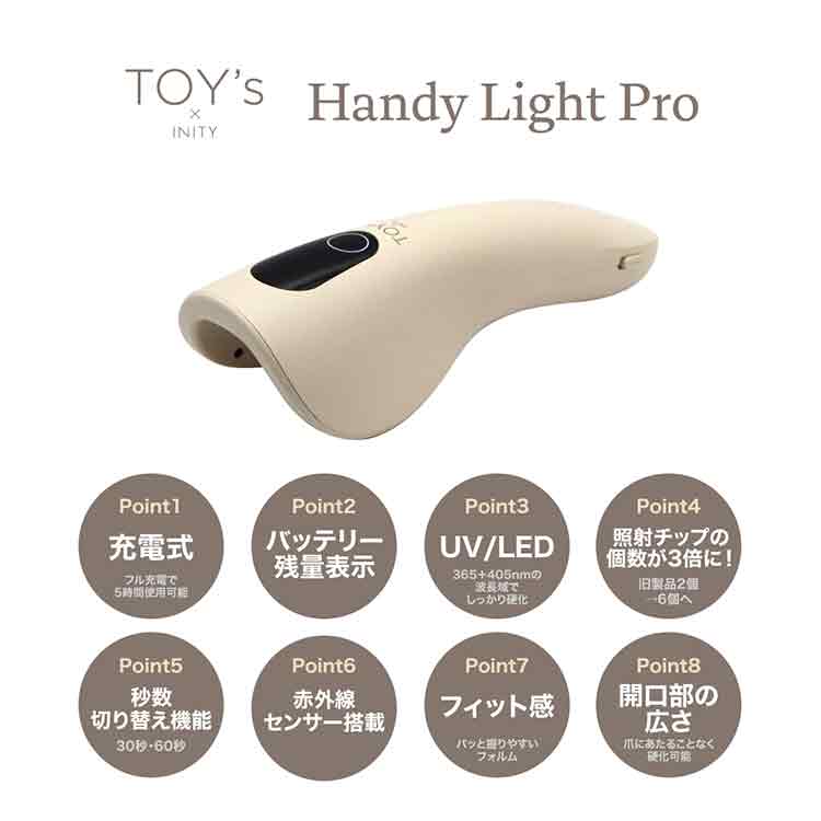TOY's × INITY ハンディライトプロ | Nail Labo Online Shop