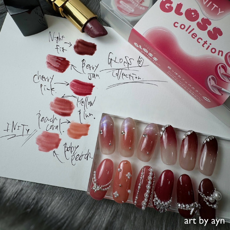 INITY ハイエンドカラー グロスコレクション6色セット | Nail Labo