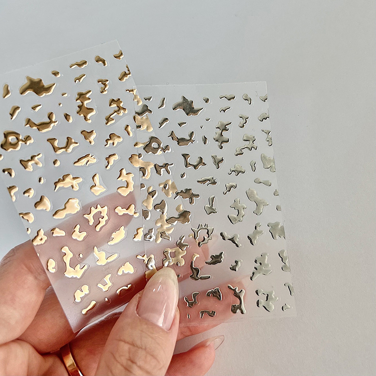 NOVEL ニュアンスレオパードステッカー(シルバー) | Nail Labo Online