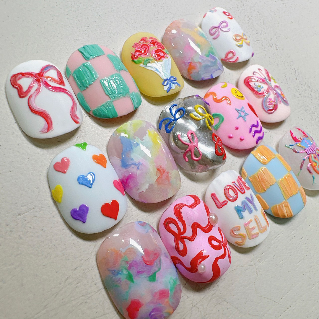 PRESTO FLUFFY TEXTURE COLLECTION RO001-006 | Nail Labo Online Shop