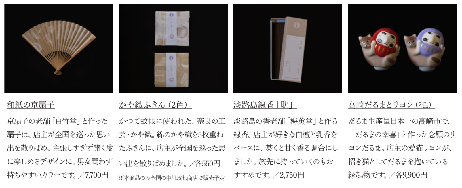 Perfume・かしゆかが店主を務めるCasa BRUTUS連載「かしゆか商店」中川