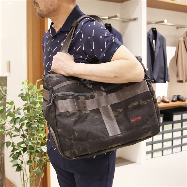 BRIEFING GOLF ブリーフィングゴルフ ボストンバッグ ブラックカモフラ
