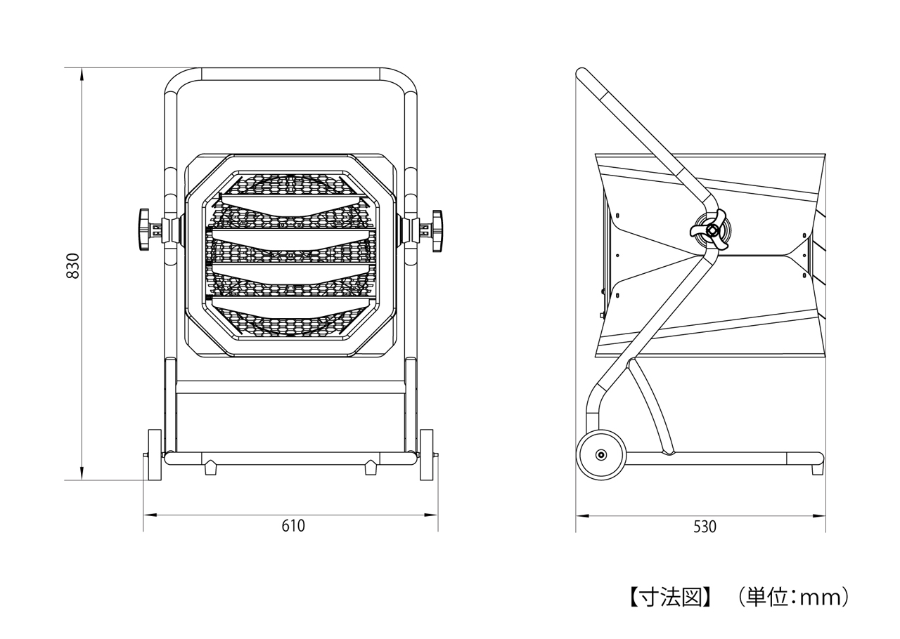 株式会社ナカトミ ｜ 電気ファンヒーター TEH-100