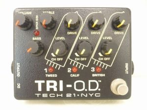 Tech 21・NYCのオーバードライヴペダル「TRI-O.D.」の紹介