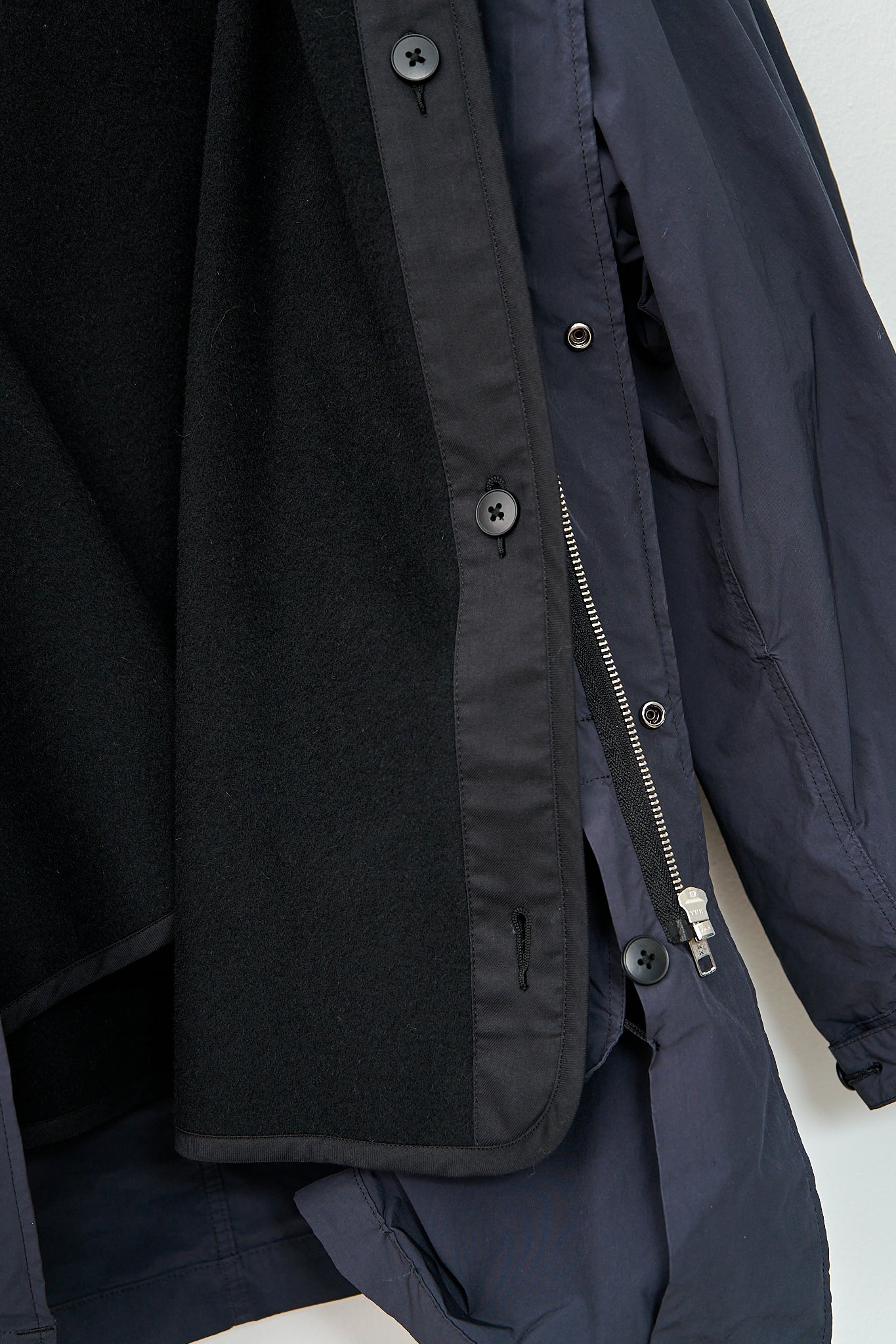 Namu Shop - Aton Air Weather Short Mods Coat - Charcoal Gray