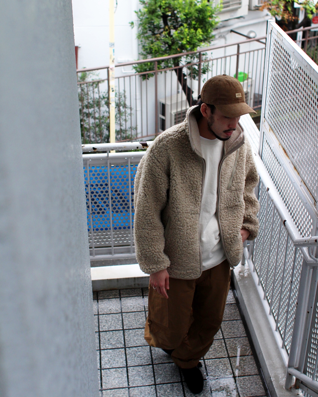 nanamica / THE NORTH FACE Purple Label Wool Boa Fleece Field