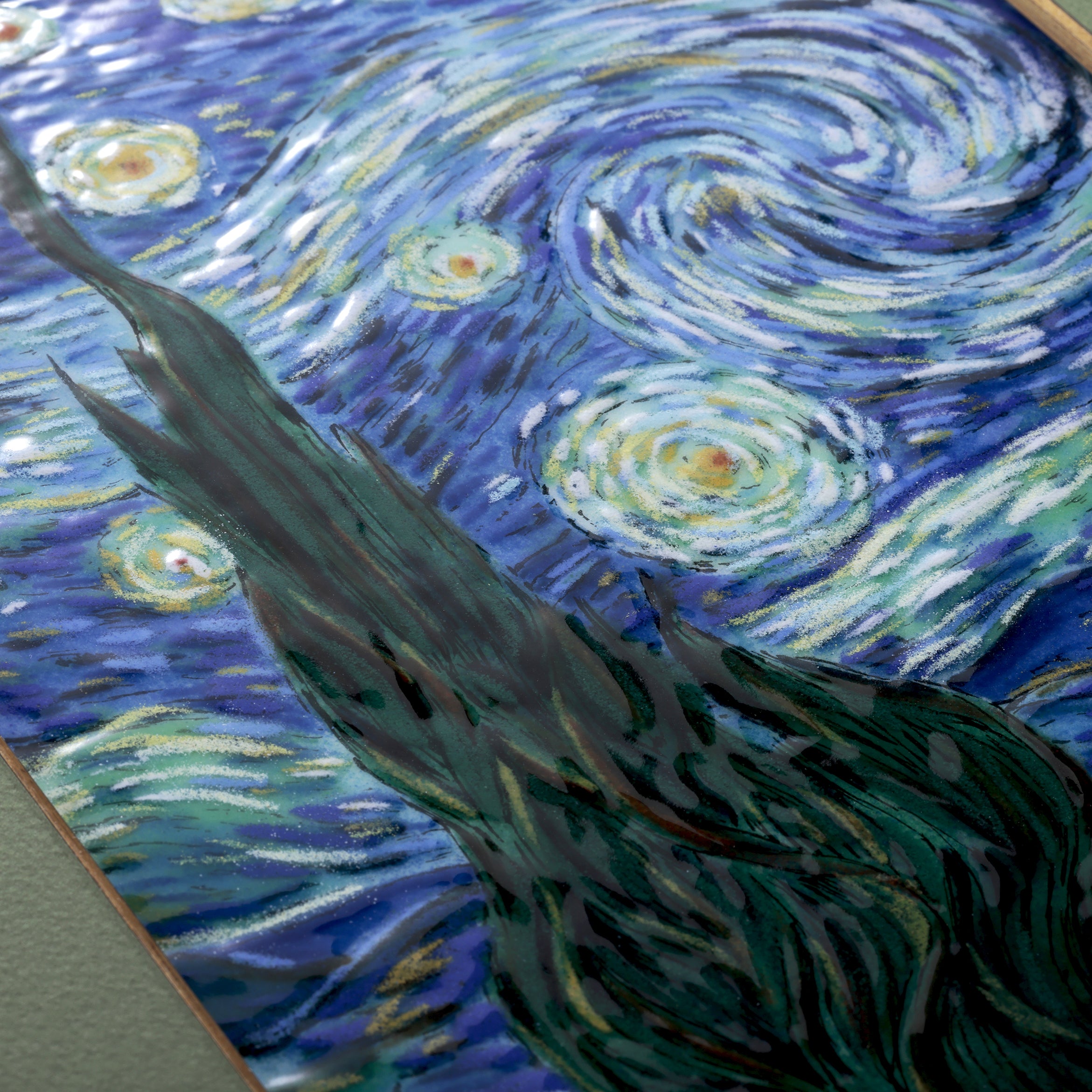 星月夜 – 【京都・宇治】七宝焼絵画制作工房｜七彩工房