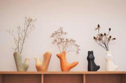 きつねの花器[dieci（ディエチ）]En Liten Van (Fox)鹿児島睦-ならの実