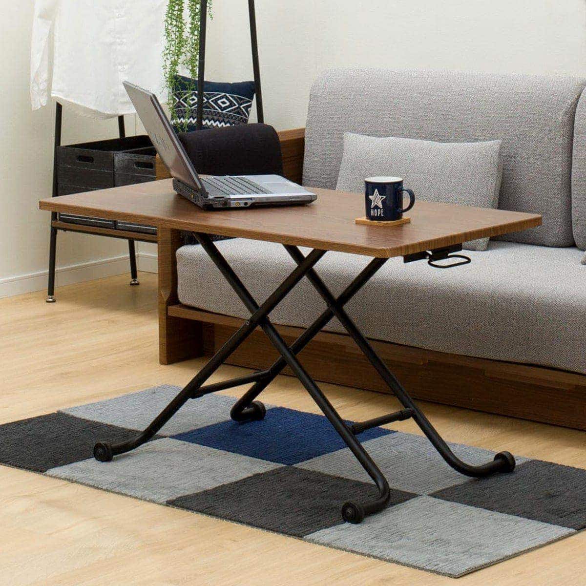 昇降センターテーブル(ライザN MBR/BK) | ニトリネット【公式】 家具