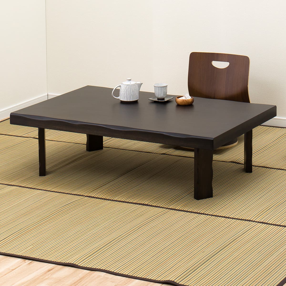 ニトリ 折り脚座卓(Nマリア DBR) - 通販 | 家具とインテリアの通販