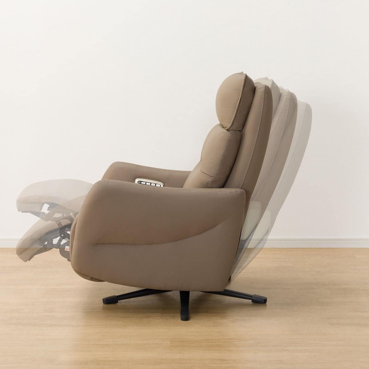 電動リクライニングパーソナルチェア 本革(一部合成皮革)タイプ (LE01