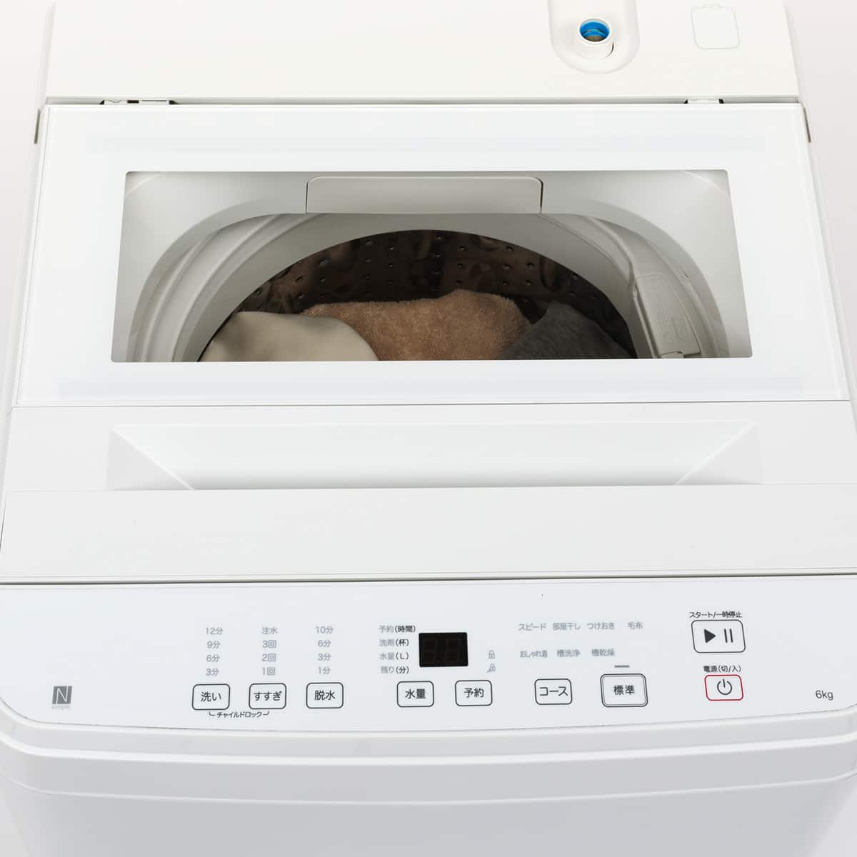 6kg全自動洗濯機(NT60T1 ホワイト) (リサイクル回収あり) | ニトリ