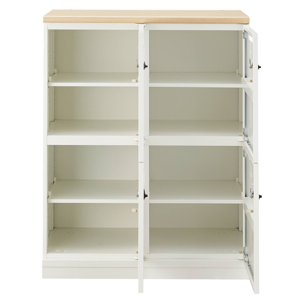 パーソナルロッカー(4人用 TSPL-N4 WH/OAK) | ニトリネット【公式