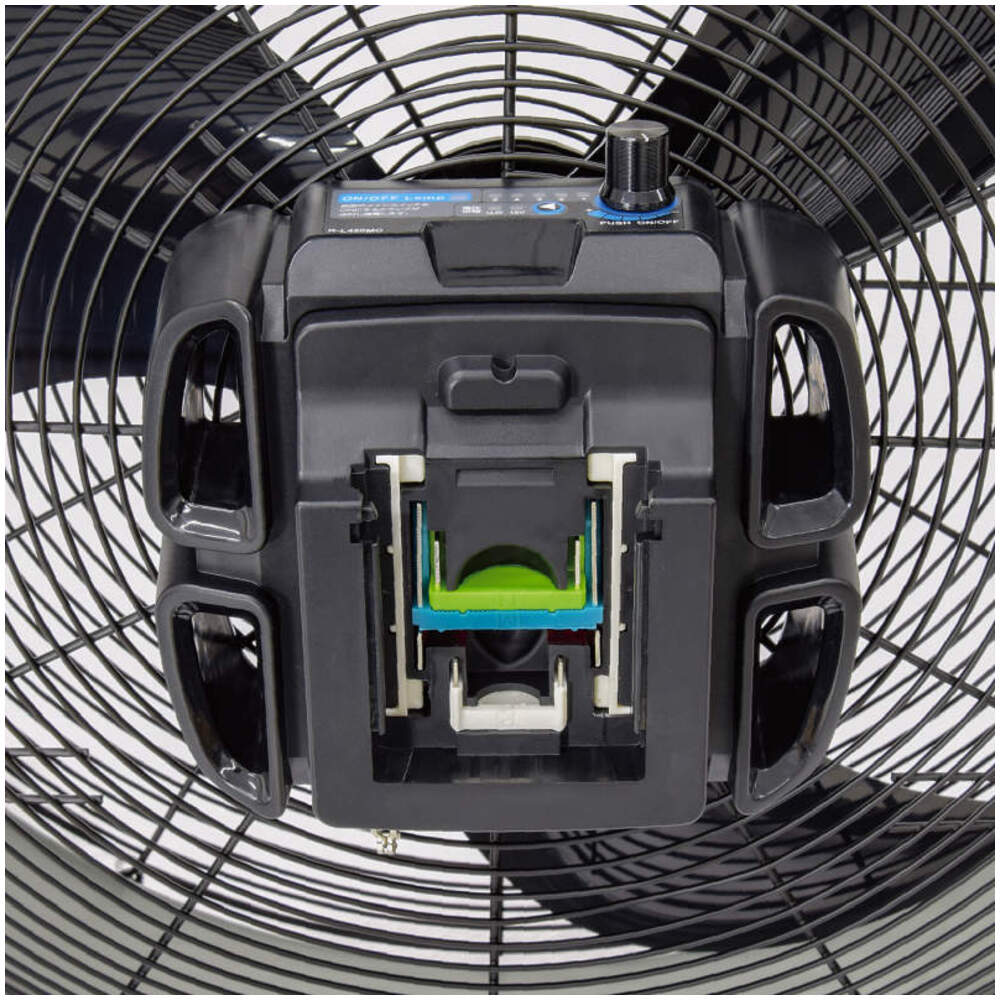 日動工業株式会社｜マルチチェンジャー内蔵AC/DC兼用充電ファン 風迅