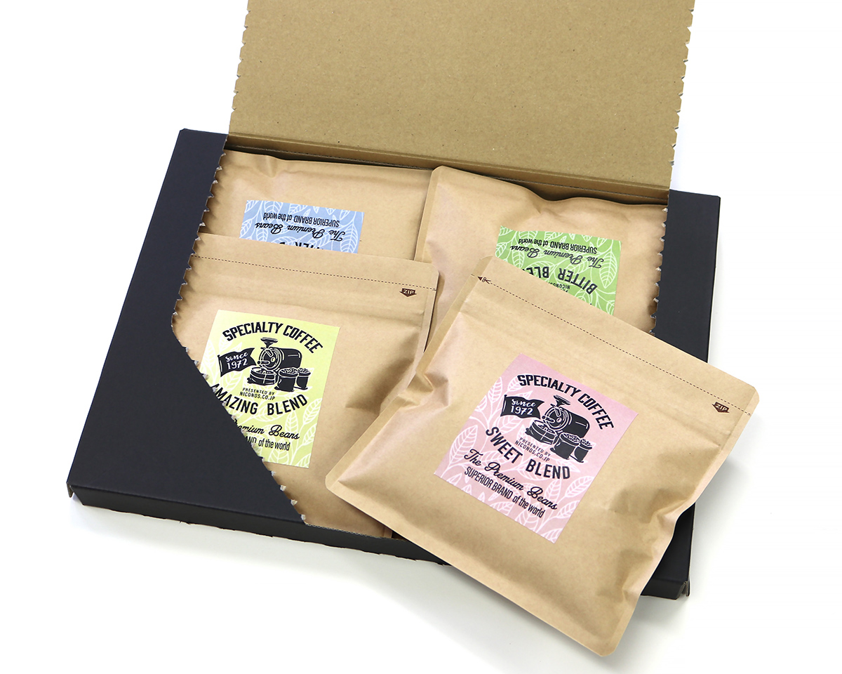 チャック付アロマブレス100g平袋 クラフト｜ニコノスオンラインストア