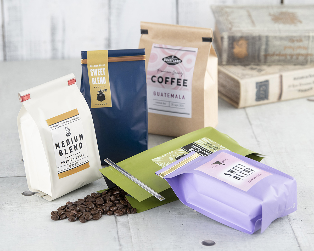 アロマキープパック200～300g ガゼット袋 クラフト｜ニコノス