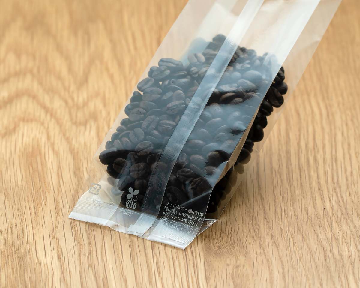 真空透明バイオマスGZ袋 100g｜ニコノスオンラインストア-コーヒー袋と