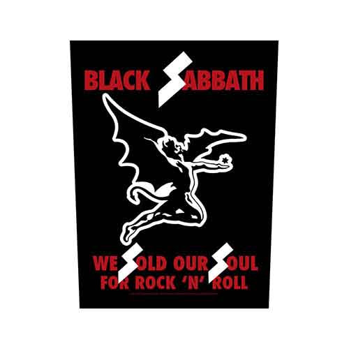 Black Sabbath - We Sold Our Souls For Rock 'N' Roll back patch
