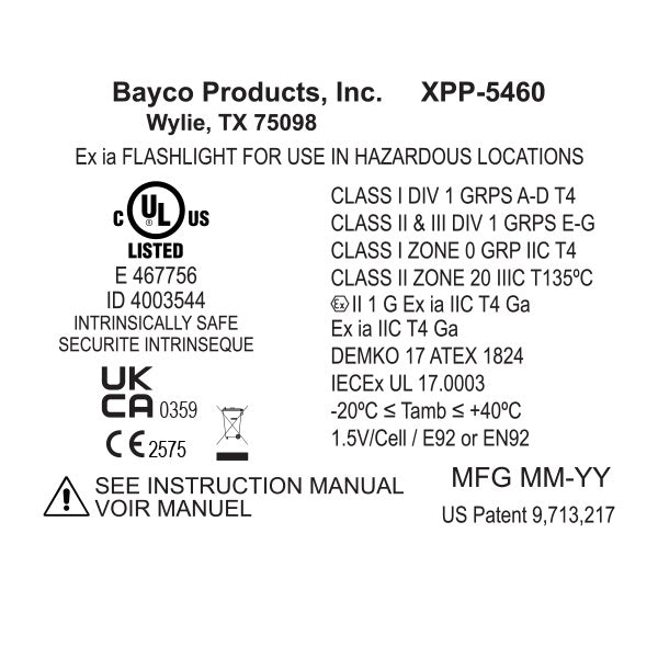 XPP-5460GCX: Intrinsically Safe Headlamp Dual-Light™