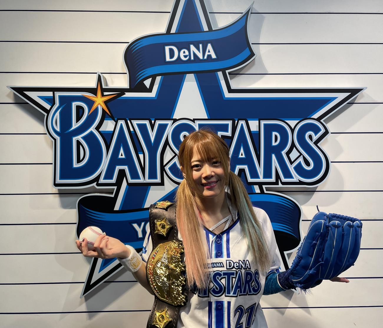 試着のみ STARDOM 岩谷麻優 MA-1 ジャケット スターダム 女子プロ 試着