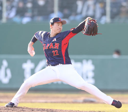 WBC】湯浅京己が1回無失点「同点の場面で点を与えないということを一