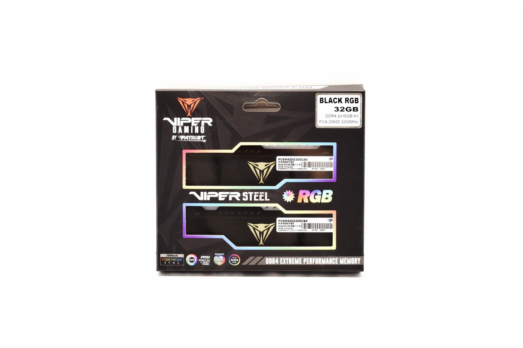 Patriot Viper Steel RGB 32GB DDR4 3200MHz CL18 Dual-Channel Kit Review