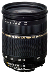 Tamron SP 28-75mm f/2.8 XR Di AF zoom lens