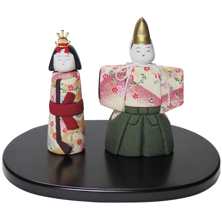 木目込人形 ひな人形 立雛 小梅立雛 【人形堂】