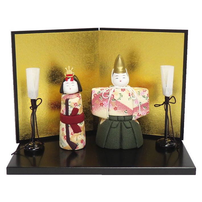 木目込人形 ひな人形 立雛 小梅立雛 【人形堂】