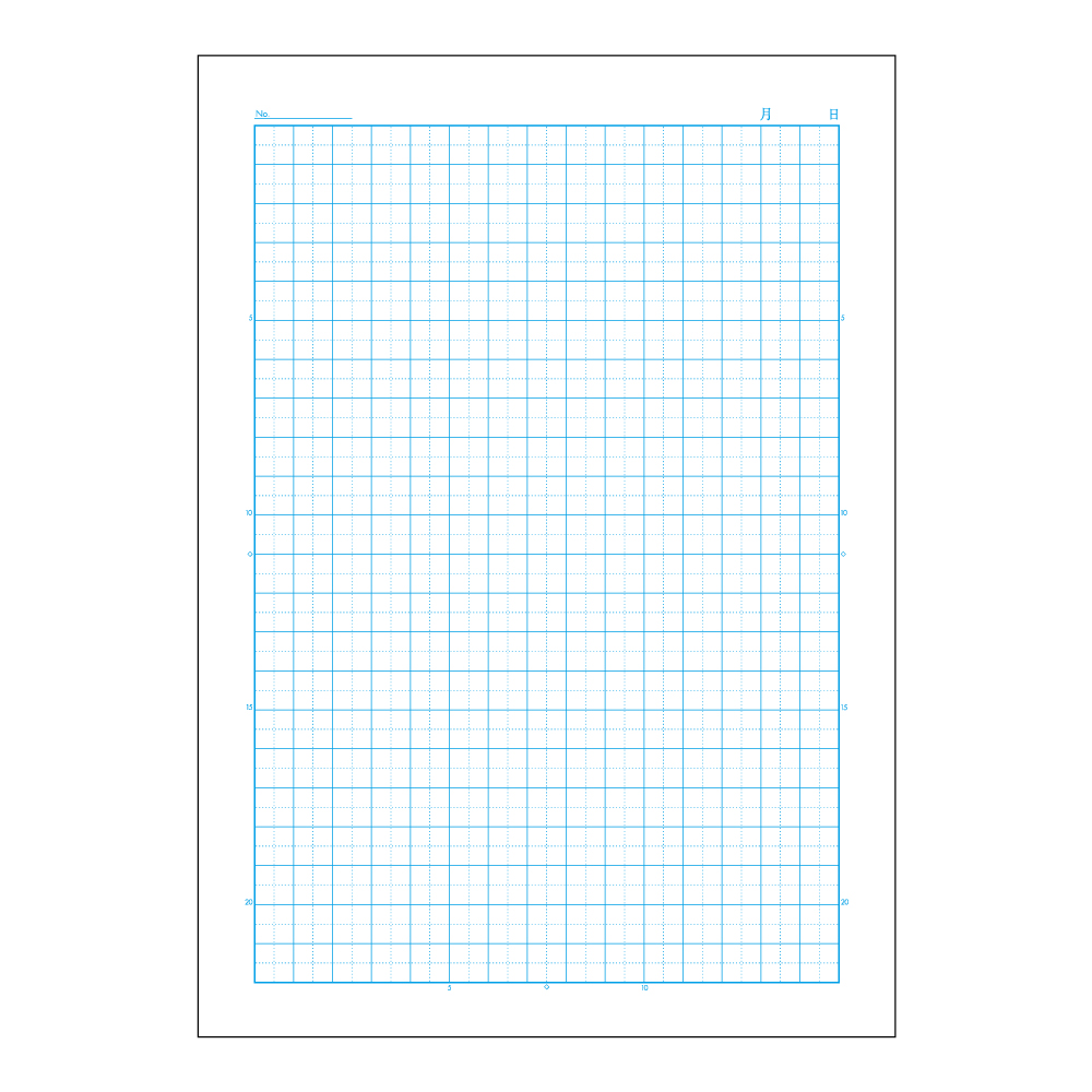 スクールキッズ 国語 5mm方眼罫 10mm実線入り | 日本ノート株式会社