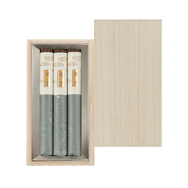 瑞雲 桐箱短寸3入 | 贈答用お線香 | 日本香堂公式