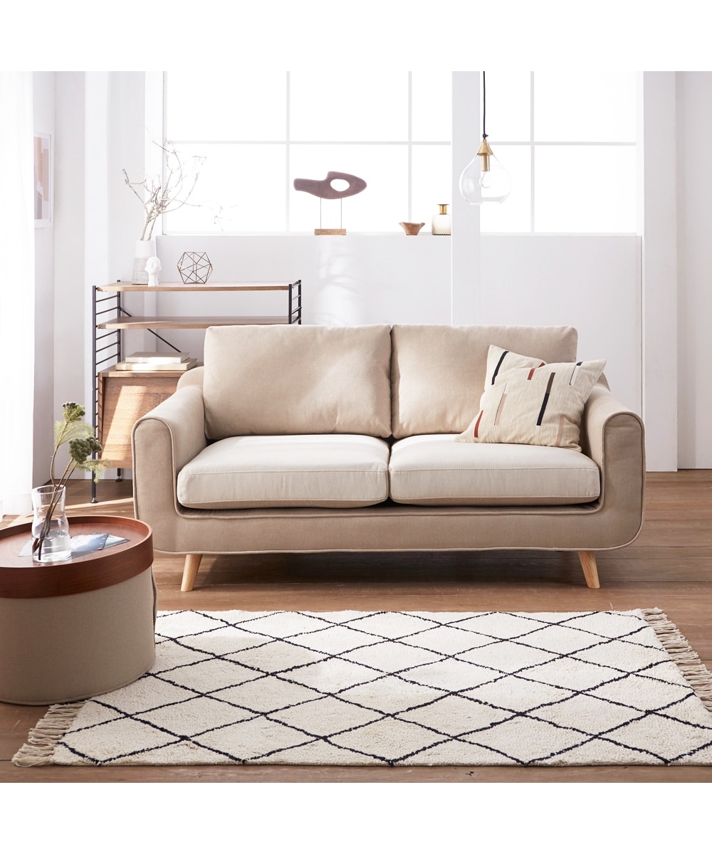 2.5人掛け]ソファ｜リバーシブル ツートン ファブリック 通販【ニッセン】